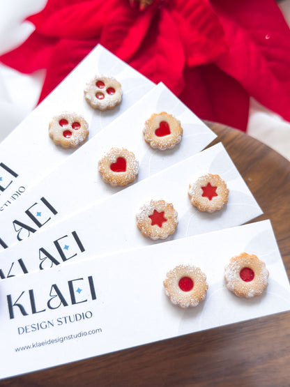 Col A ✦ Linzer Augen Keks Ohrstecker