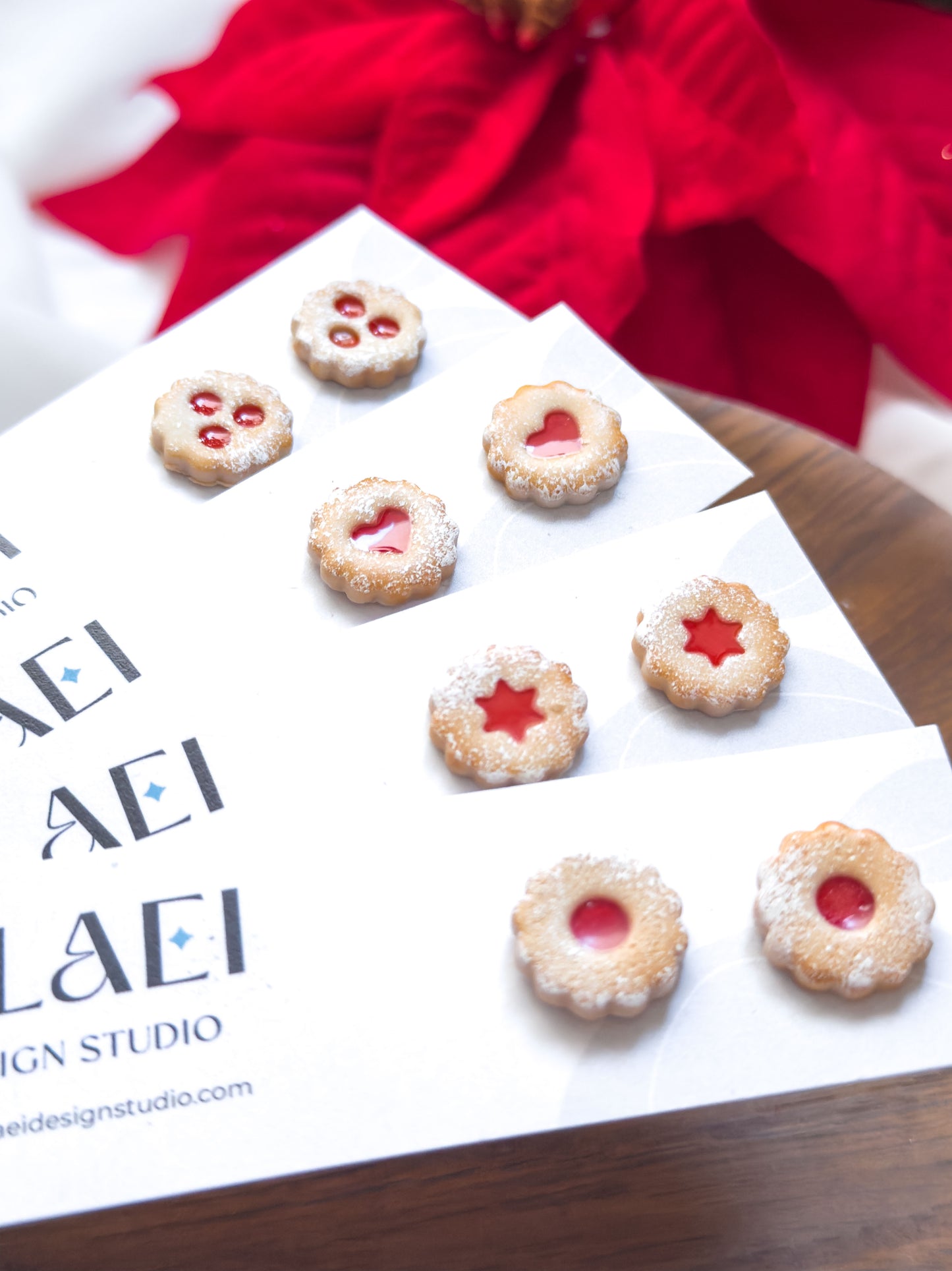 Col A ✦ Linzer Augen Keks Ohrstecker