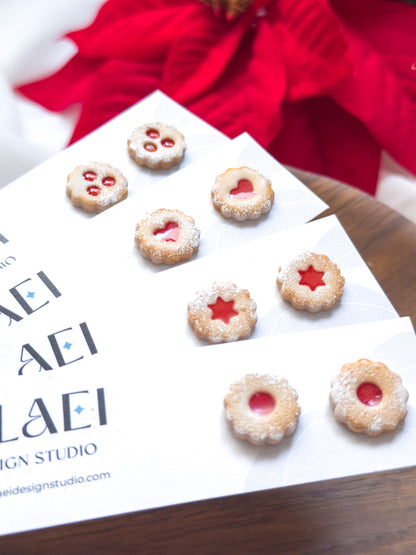 Col A ✦ Linzer Augen Keks Ohrstecker