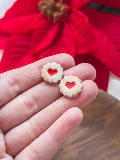 Col A ✦ Linzer Augen Keks Ohrstecker