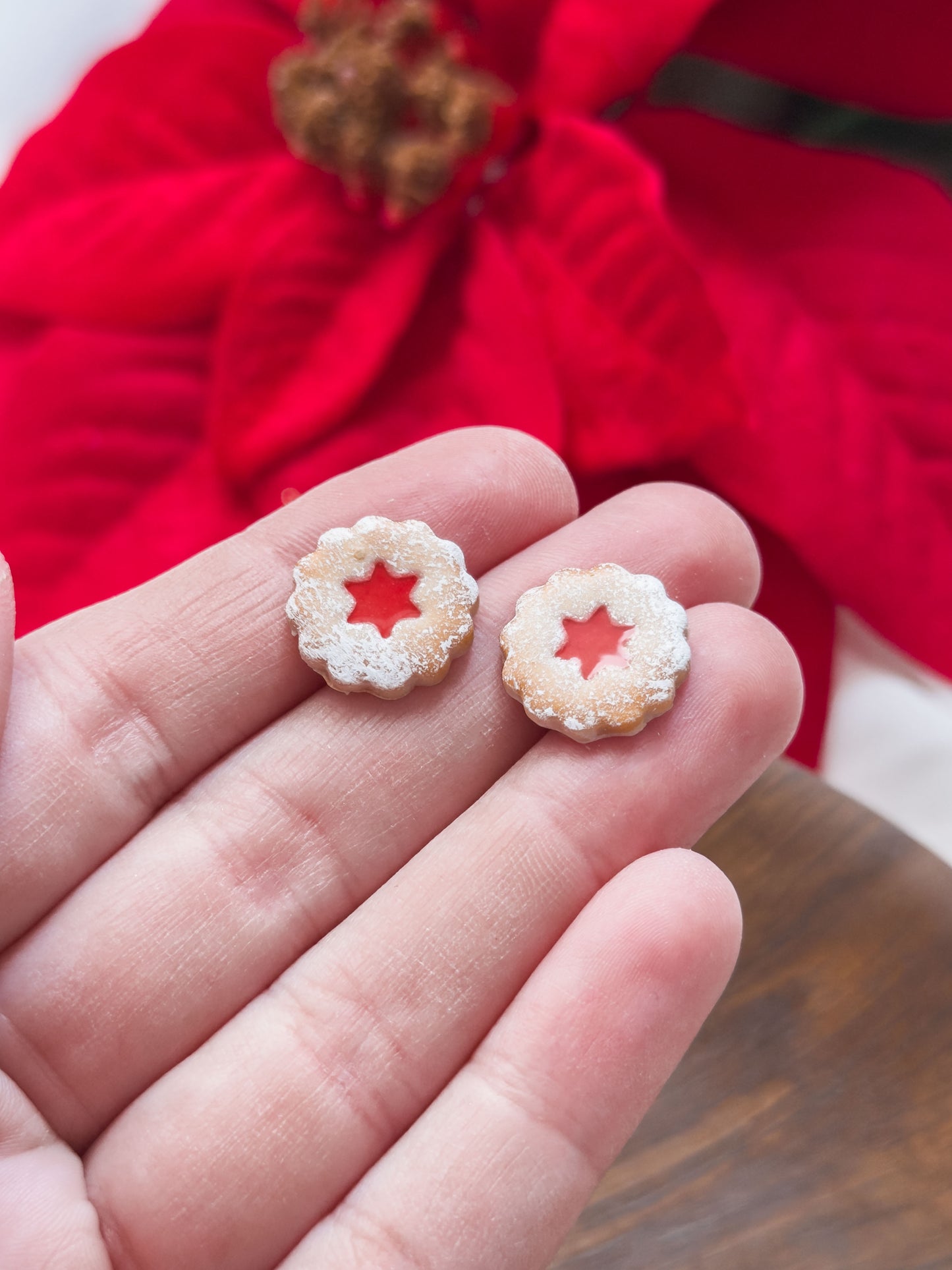 Col A ✦ Linzer Augen Keks Ohrstecker