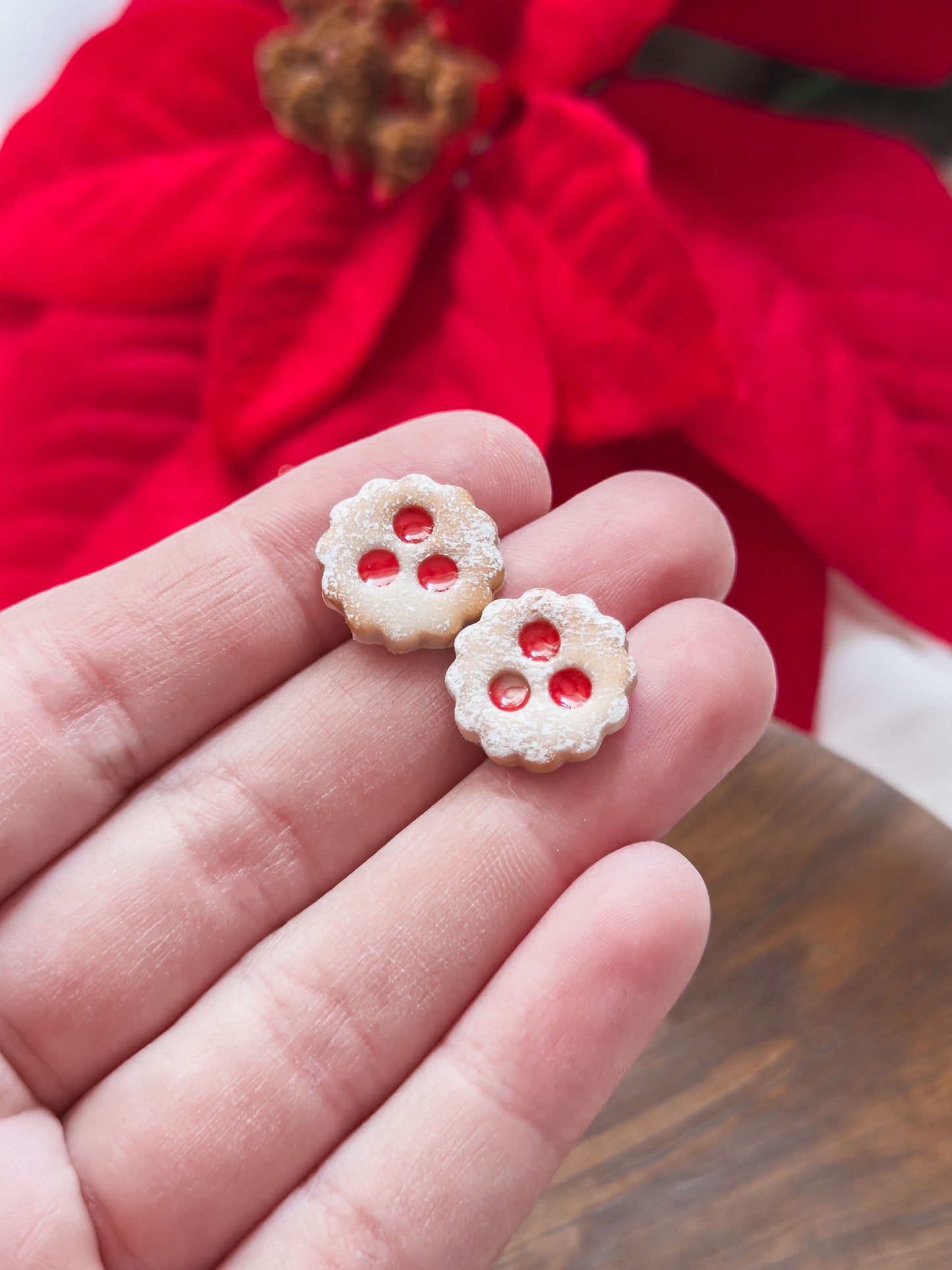 Col A ✦ Linzer Augen Keks Ohrstecker