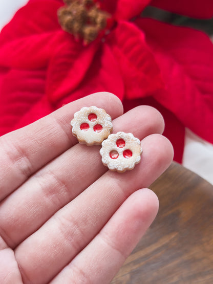 Col A ✦ Linzer Augen Keks Ohrstecker