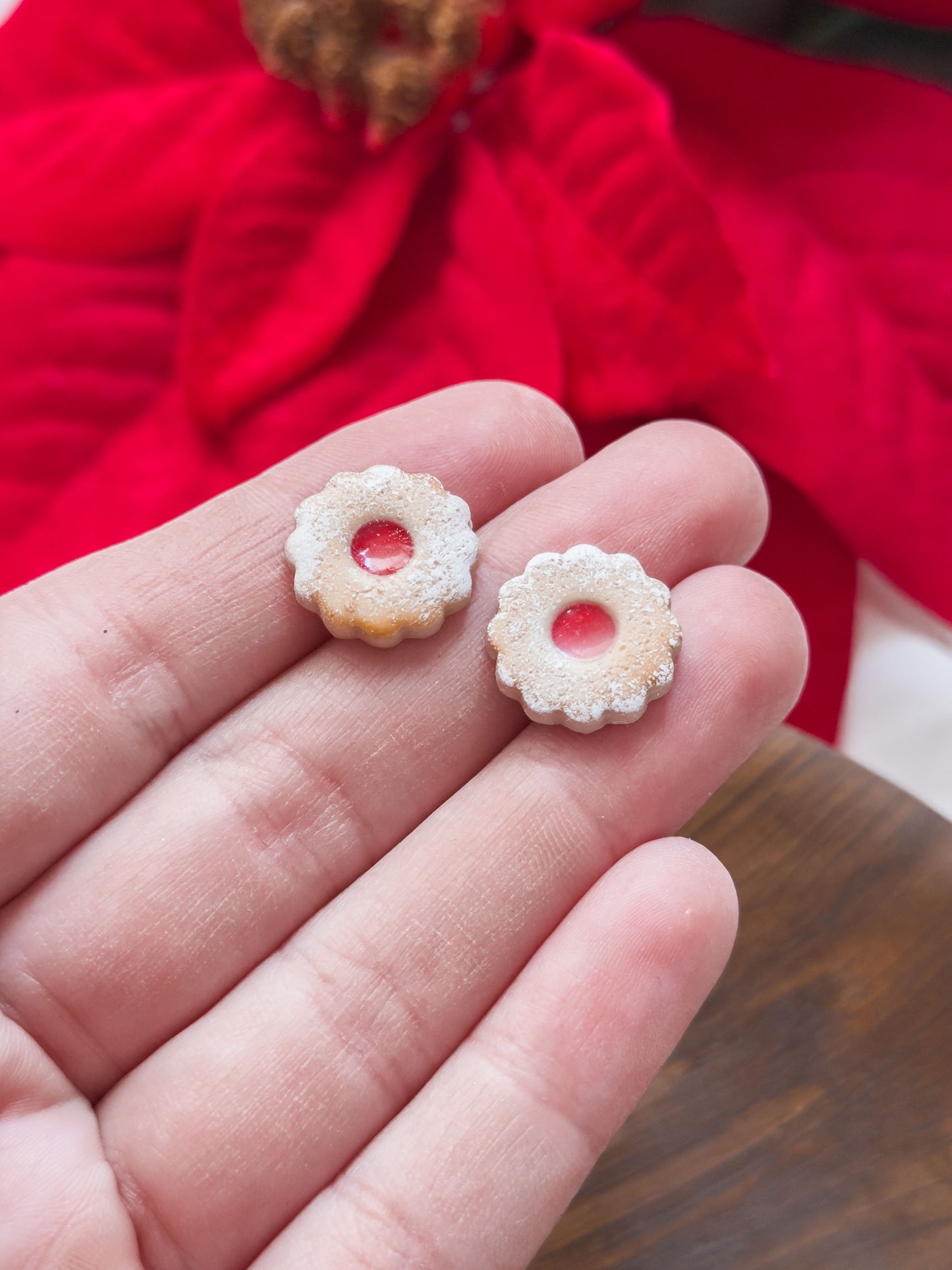 Col A ✦ Linzer Augen Keks Ohrstecker