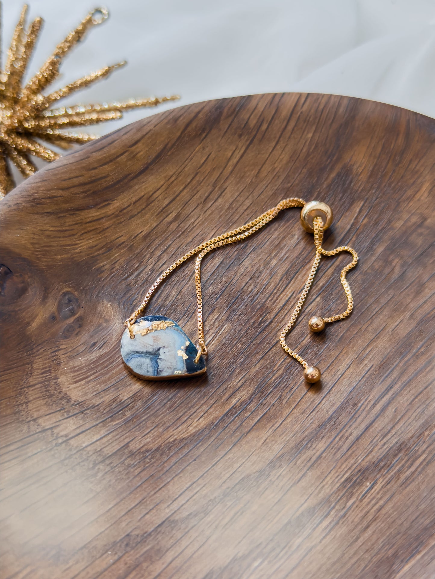 Col A ✦ Grüner Marmor Armband