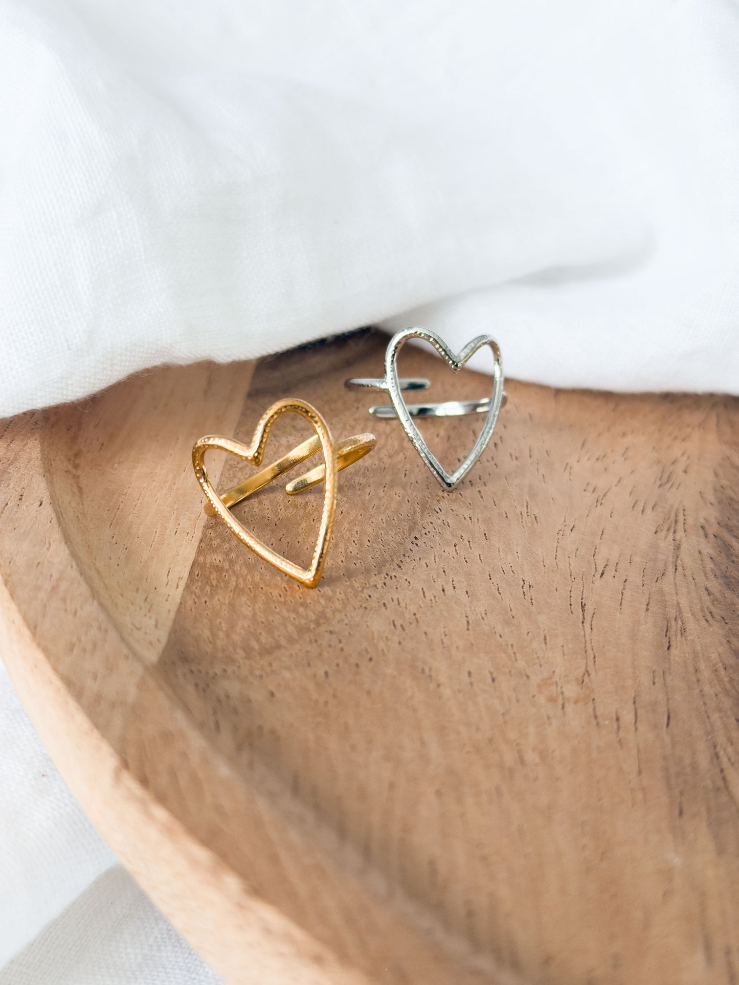 Love Notes Col ✦ Filigraner Herz Ring