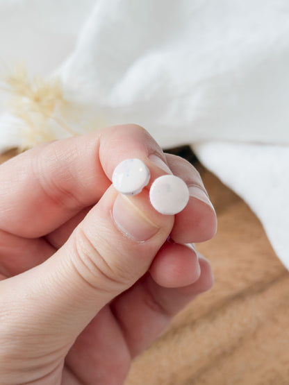 Love Notes Col ✦ Ohrstecker-Set mit rosenquartz-farbigen und Herzi Ohrsteckern