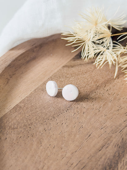 Love Notes Col ✦ Ohrstecker-Set mit rosenquartz-farbigen und Herzi Ohrsteckern