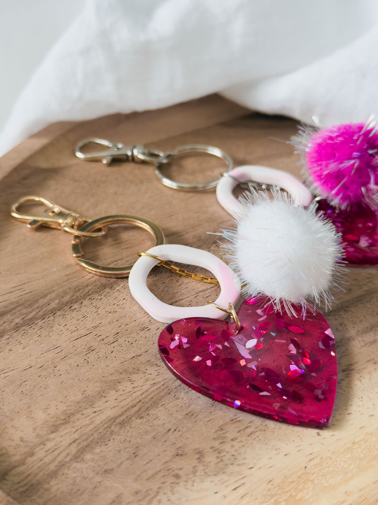 Love Notes Col ✦ Herz Bag Charm / Schluesselanhänger