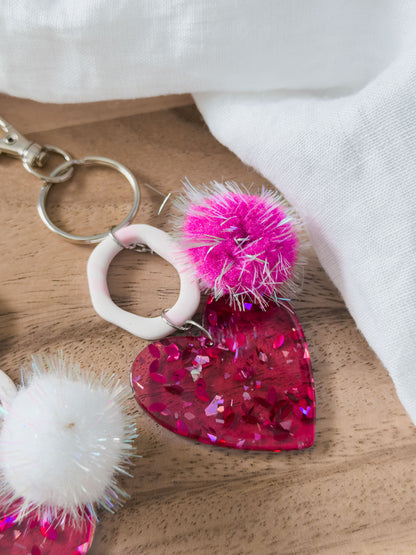 Love Notes Col ✦ Herz Bag Charm / Schluesselanhänger