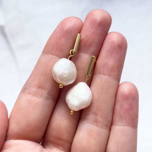 Base Col ✦ COIN Pearl Set with Earrings