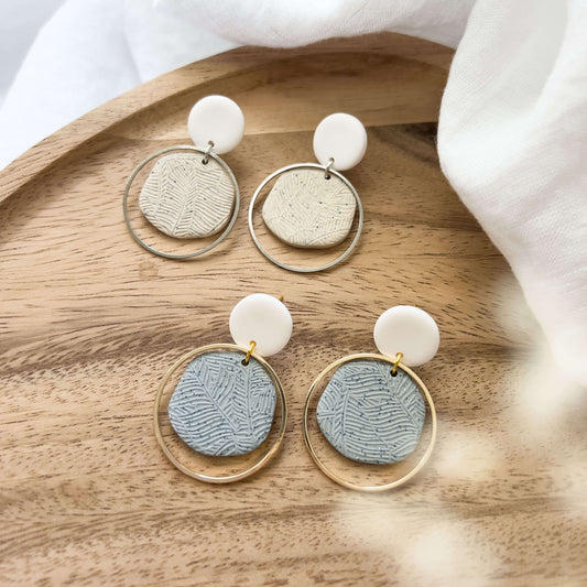 Base Col ✦ Earrings with Ring Charm | 3 Colours