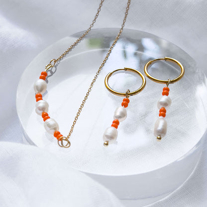 Col S ✦ Sommerliches Perlen Set | orange