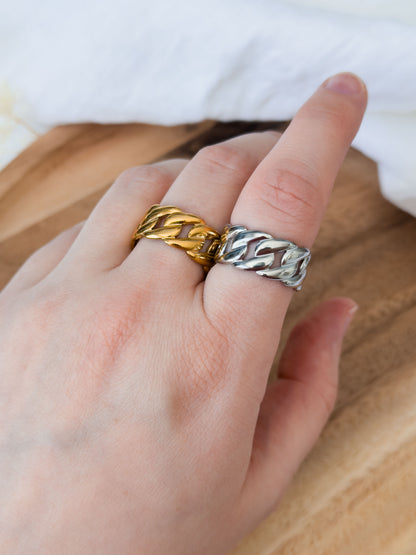Untamed Garden Col ✦ Chunky gewobener Statement Ring
