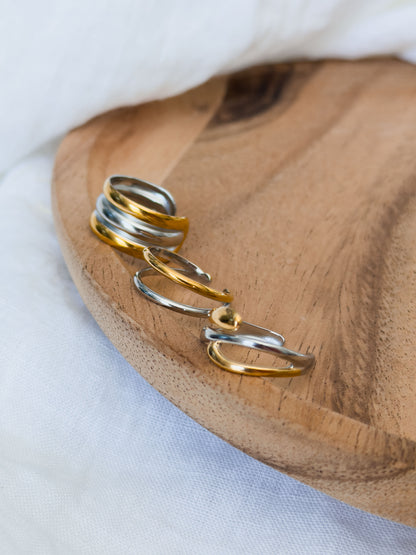Untamed Garden Col ✦ Mixed Metal Ringe