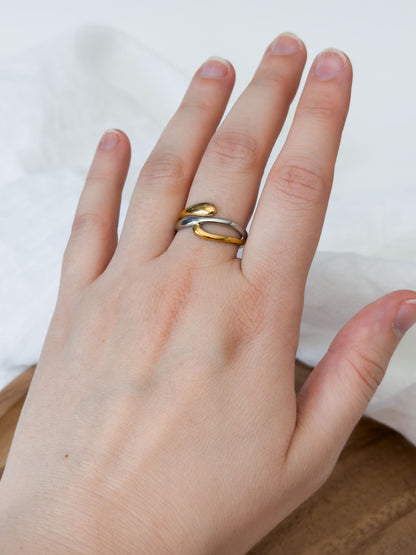 Untamed Garden Col ✦ Mixed Metal Ringe