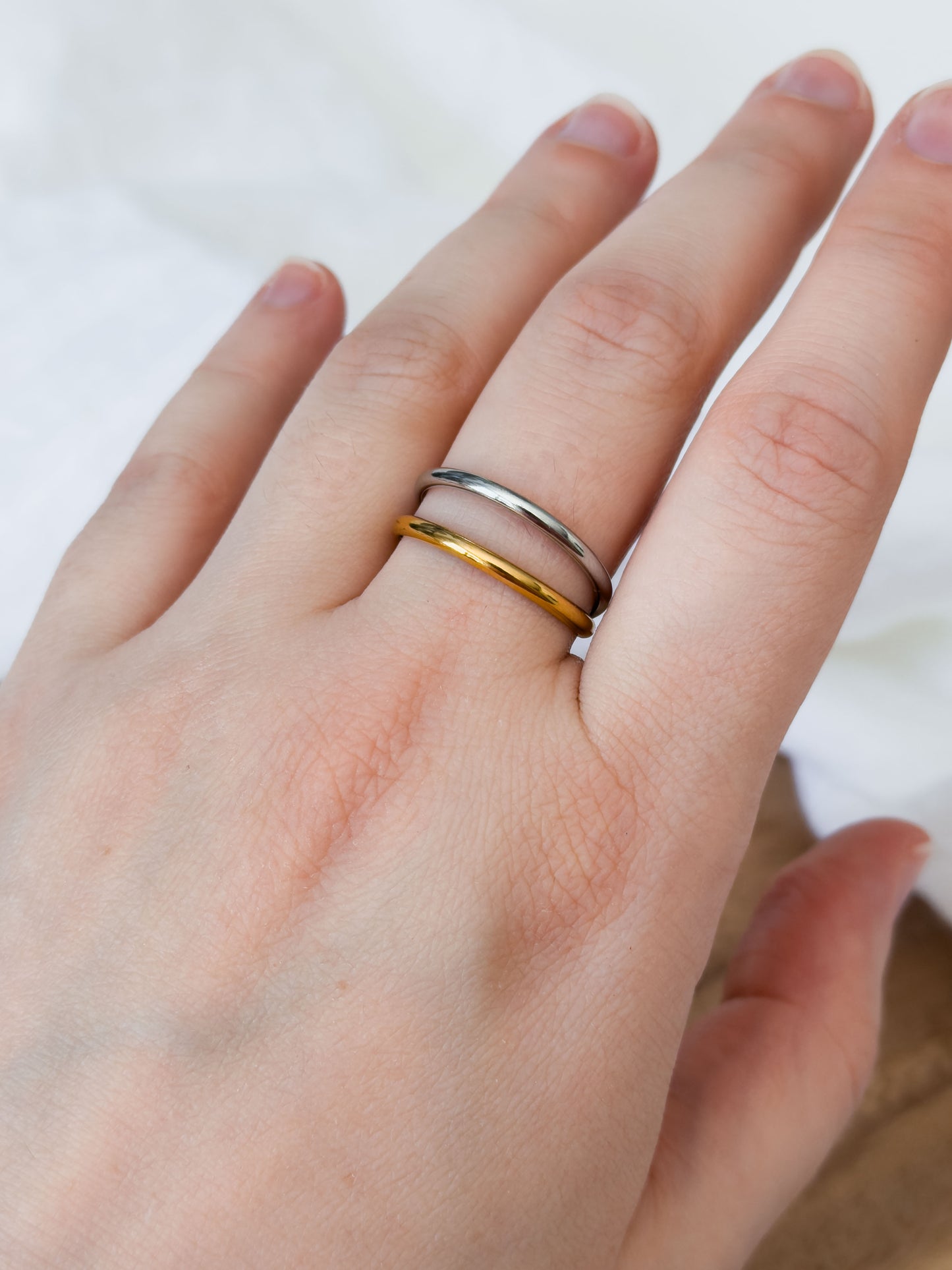 Untamed Garden Col ✦ Mixed Metal Ringe