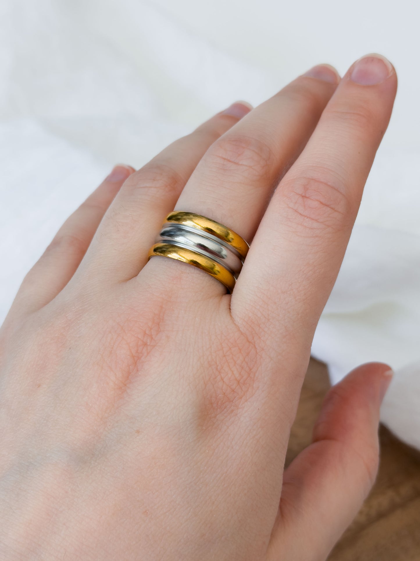 Untamed Garden Col ✦ Mixed Metal Ringe