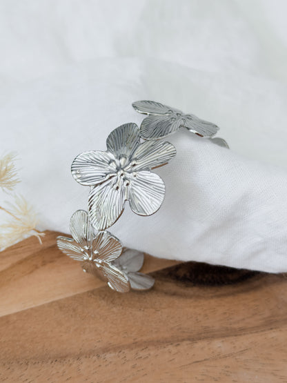 Untamed Garden Col ✦ Blumen Statement Armreif