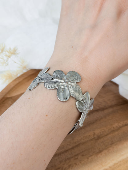 Untamed Garden Col ✦ Blumen Statement Armreif