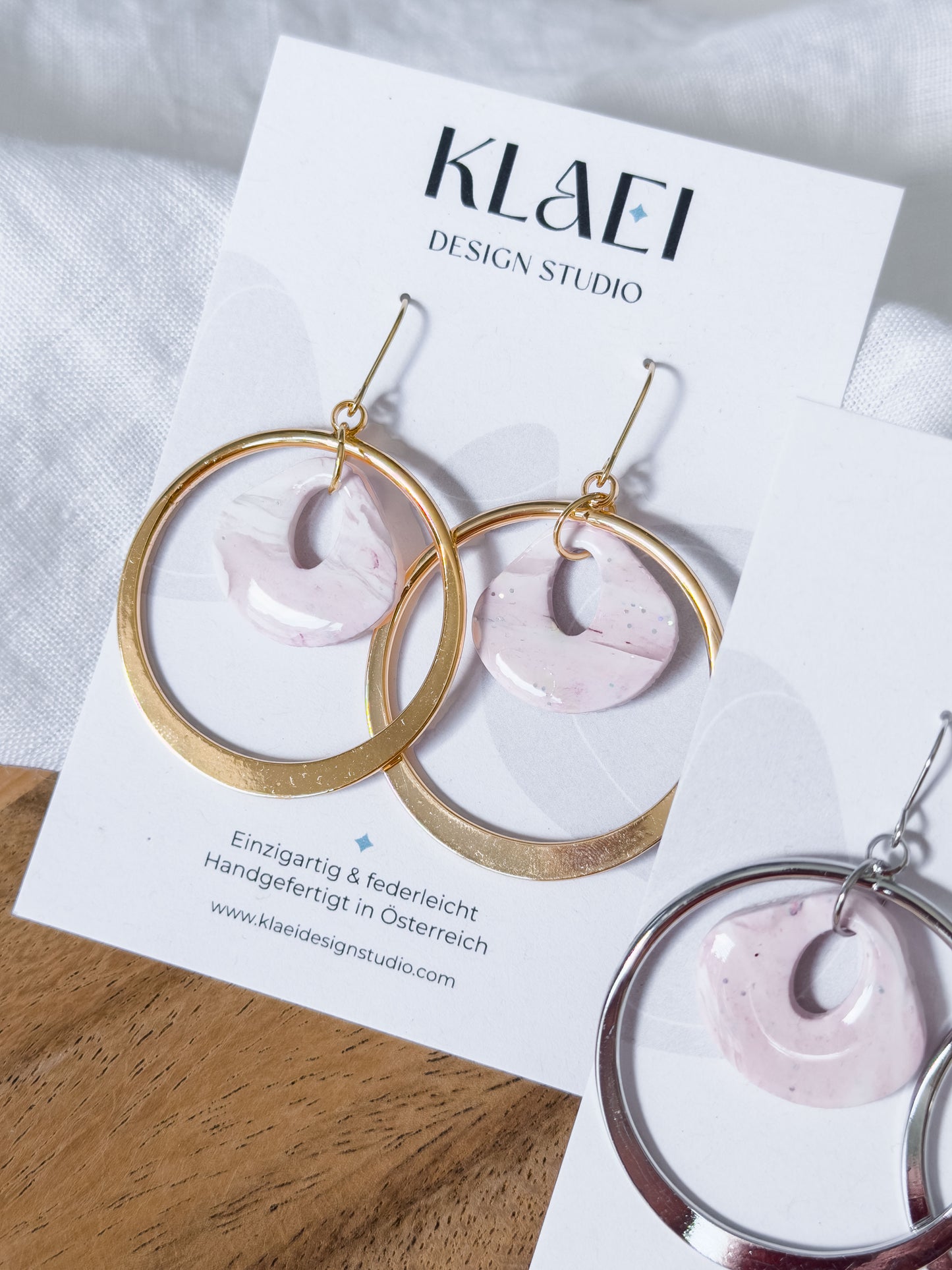 Untamed Garden Col ✦ Große rosenquartz Ohrhänger