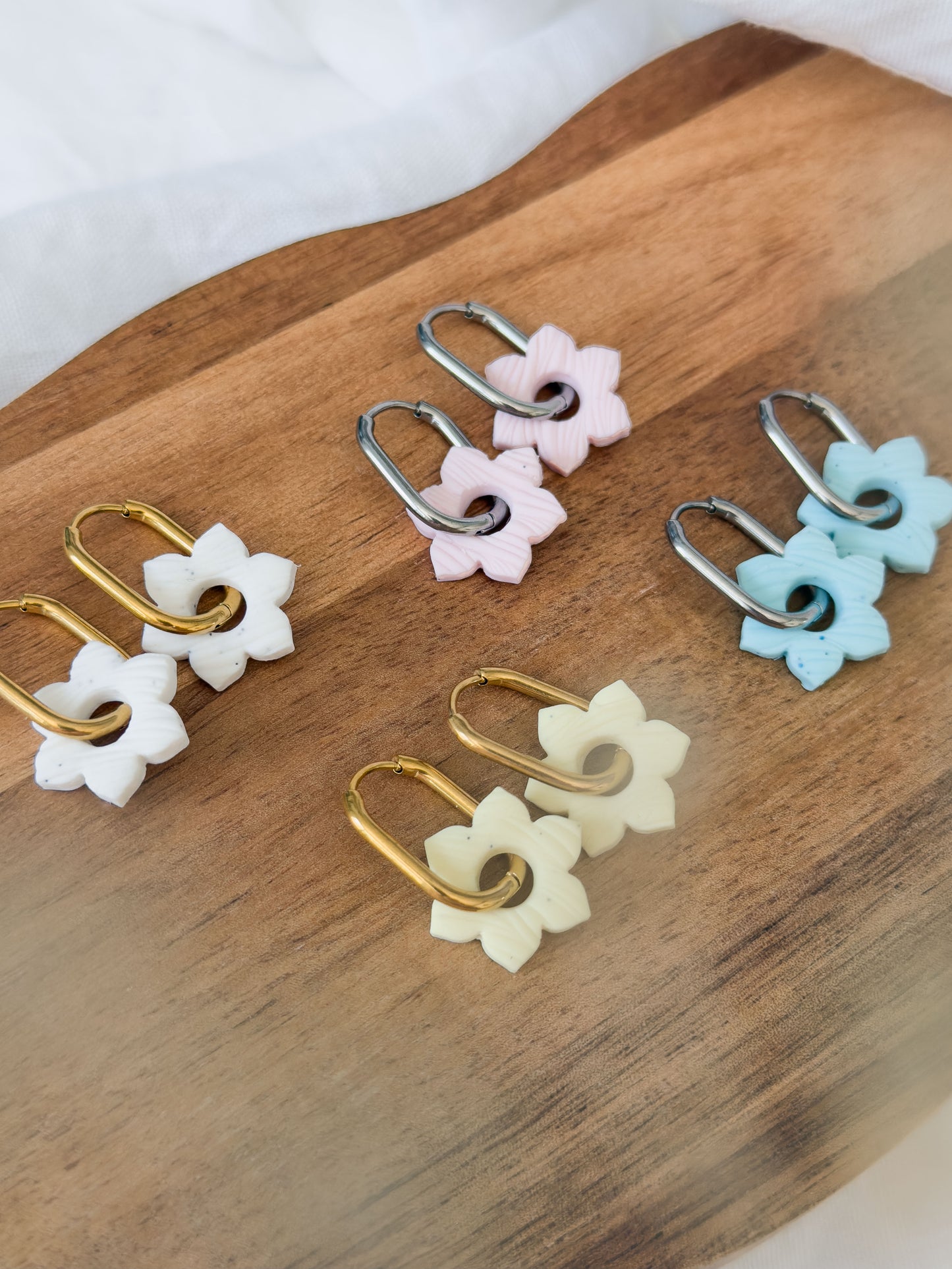 Mix & Match ✦ PASTELL Blumen Ohrringe / Anhänger klein