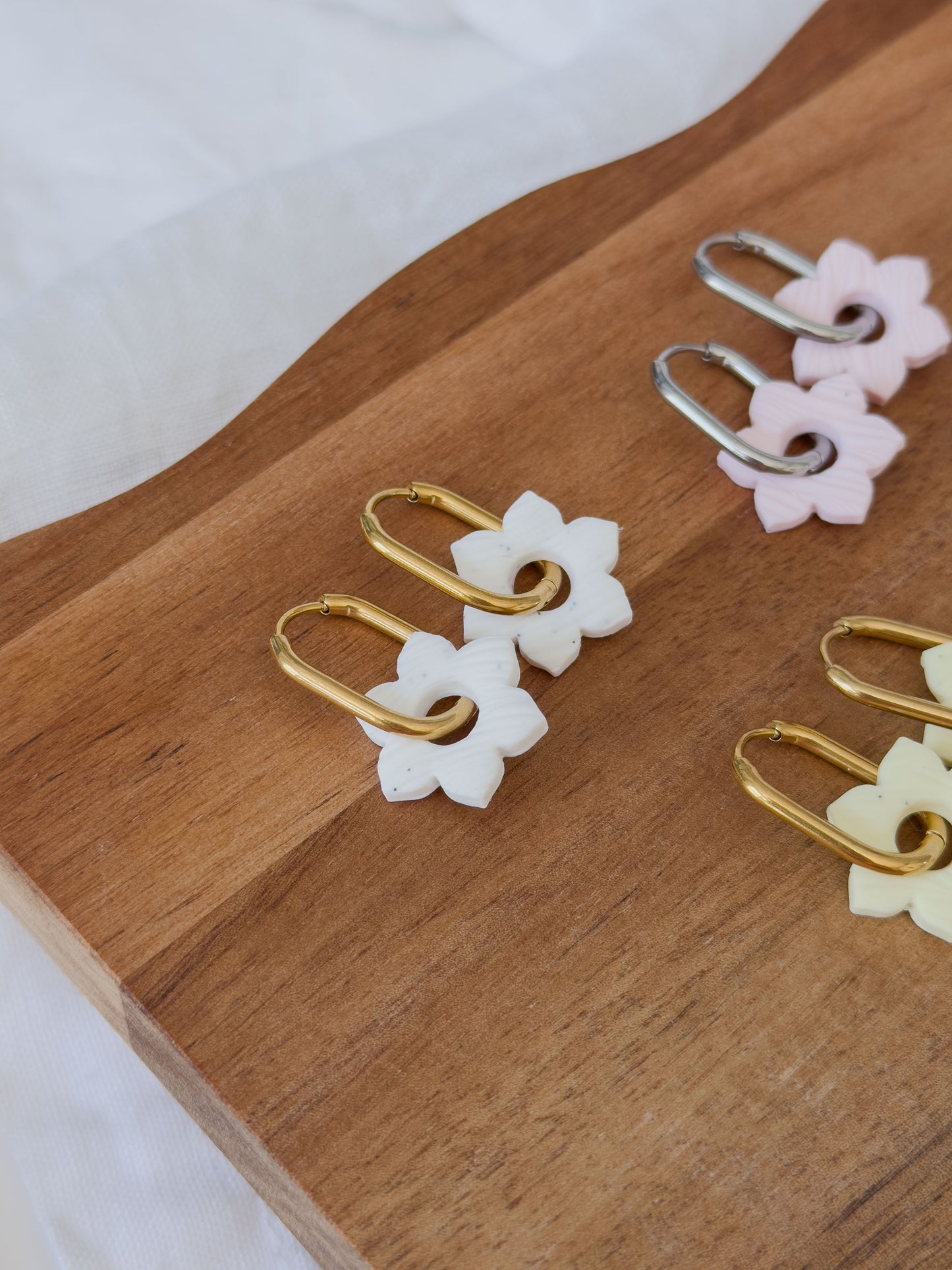 Mix & Match ✦ PASTELL Blumen Ohrringe / Anhänger klein