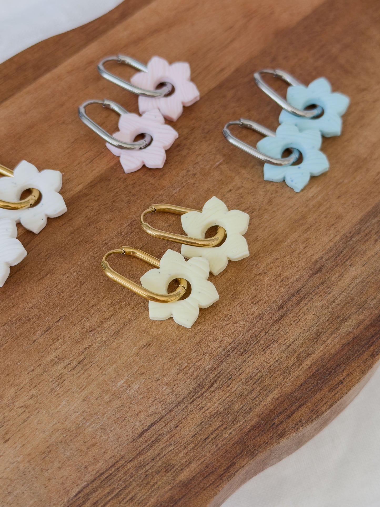 Mix & Match ✦ PASTELL Blumen Ohrringe / Anhänger klein