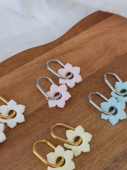 Mix & Match ✦ PASTELL Blumen Ohrringe / Anhänger klein