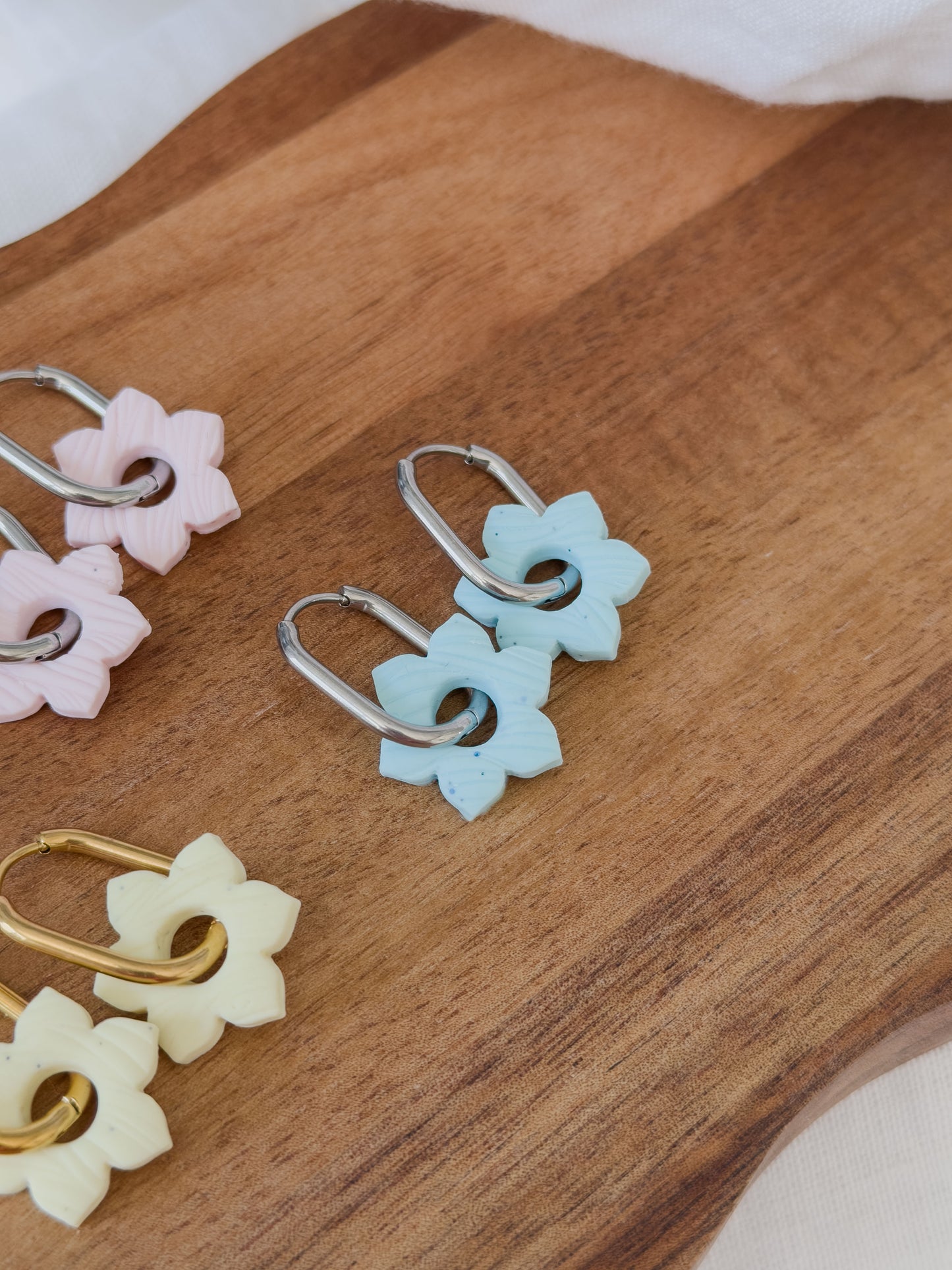 Mix & Match ✦ PASTELL Blumen Ohrringe / Anhänger klein