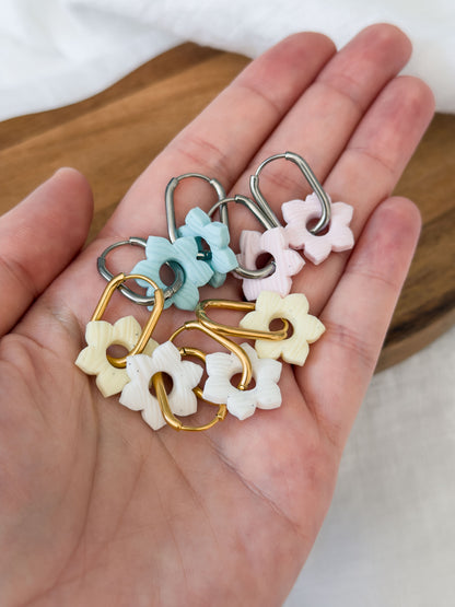 Mix & Match ✦ PASTELL Blumen Ohrringe / Anhänger klein