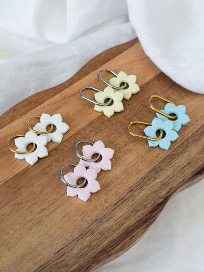 Mix & Match ✦ PASTELL Blumen Ohrringe / Anhänger