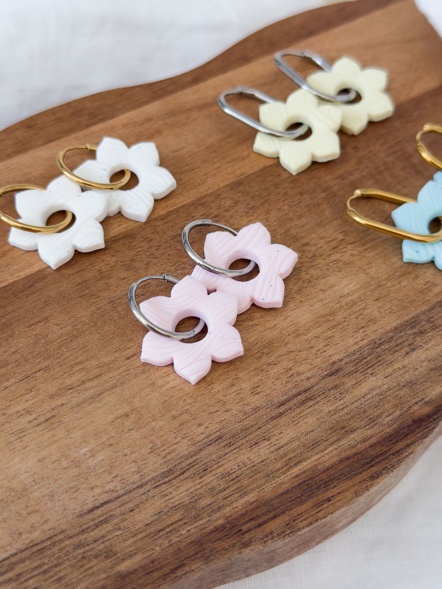 Mix & Match ✦ PASTELL Blumen Ohrringe / Anhänger