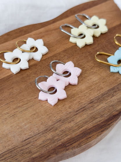 Mix & Match ✦ PASTELL Blumen Ohrringe / Anhänger