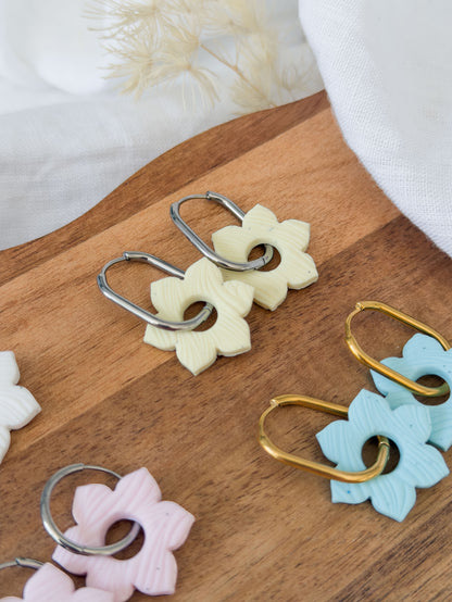 Mix & Match ✦ PASTELL Blumen Ohrringe / Anhänger