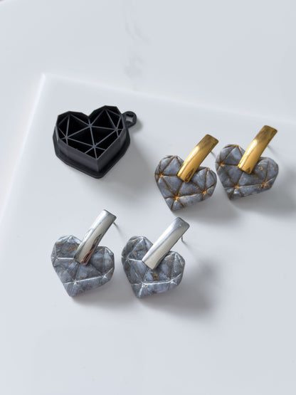 Diamond Heart Polymer Clay Cutter