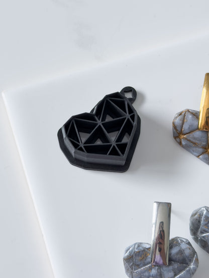 Diamond Heart Polymer Clay Cutter