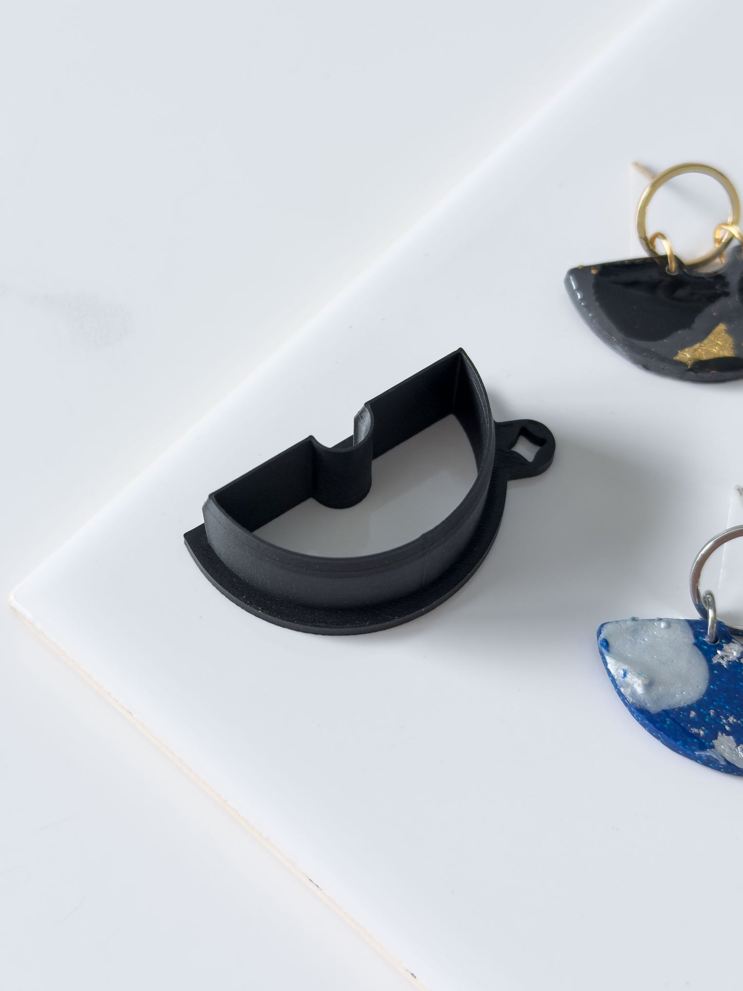 Half Circle Cutout Polymer Clay Cutter