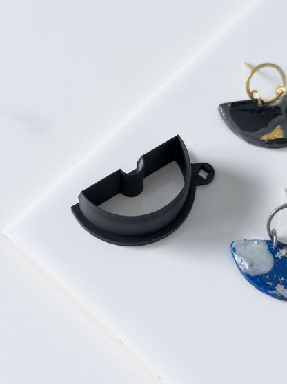 Half Circle Cutout Polymer Clay Cutter