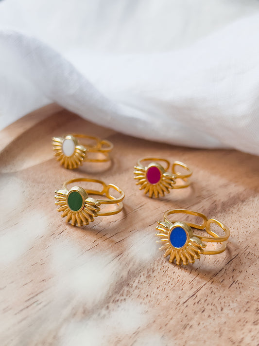 Col K ✦ Colour-Blocking Ring