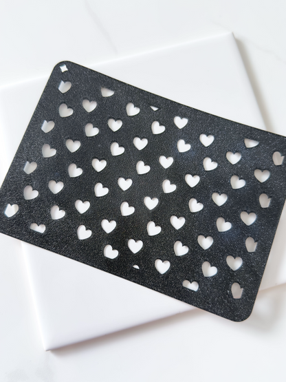 Dancing Hearts Stencil for Polymer Clay