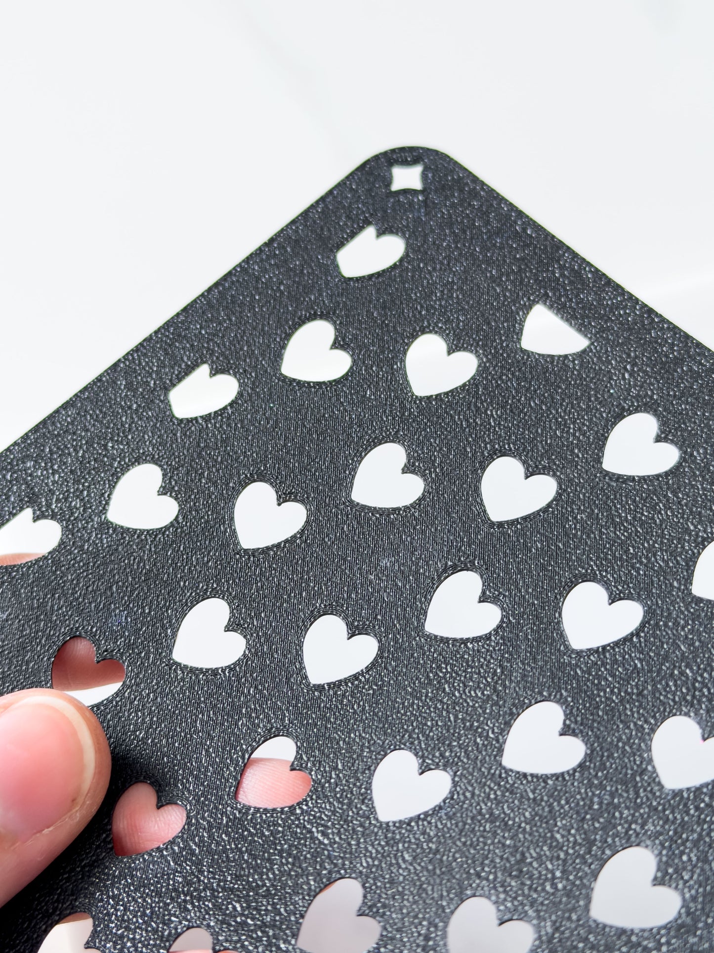 Dancing Hearts Stencil for Polymer Clay