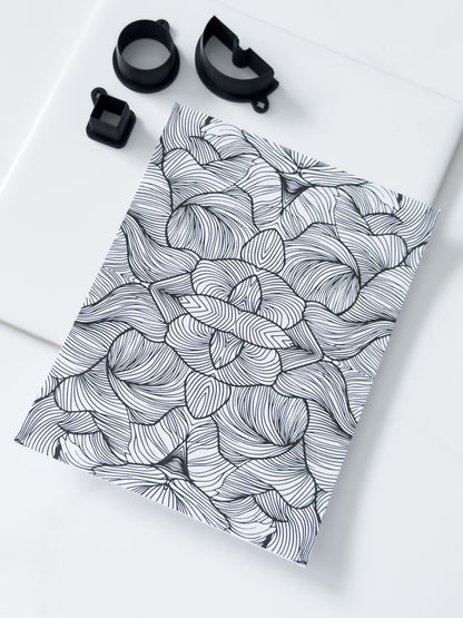 Transfer Paper Leafy Lines | 4 Colours