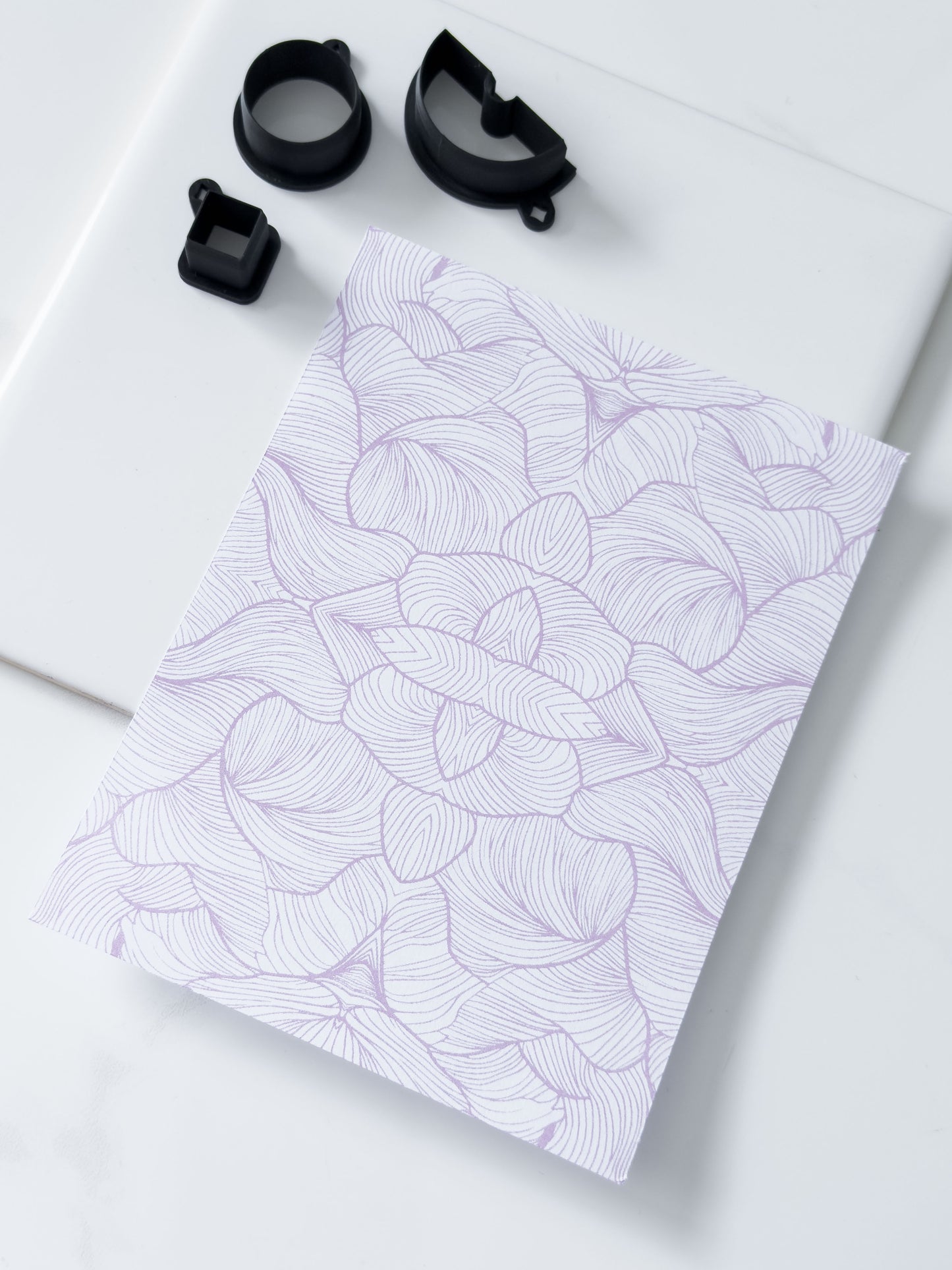Transfer Paper Leafy Lines | 4 Colours