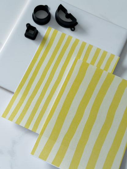 Transfer Paper Summer Stripes | 6 Colours, 2 Sizes | Exclusive