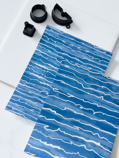 Transfer Paper Waves | 2 Sizes | Exclusive
