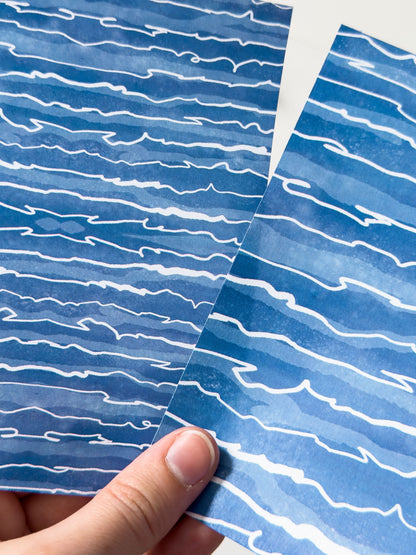 Transfer Paper Waves | 2 Sizes | Exclusive