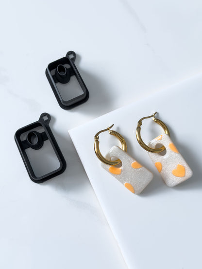 Irregular Rectangle Donut Polymer Clay Cutter