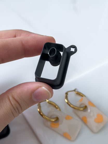 Irregular Rectangle Donut Polymer Clay Cutter