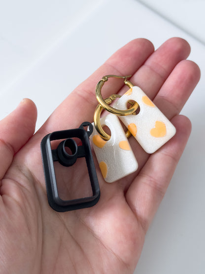 Irregular Rectangle Donut Polymer Clay Cutter